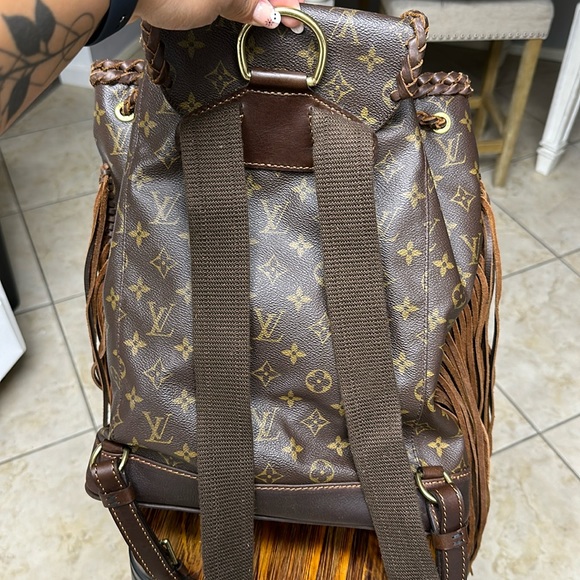 LOUIS VUITTON Custom Montsouris GM + Custom Stone - Picture 3 of 5